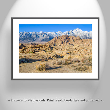 Mobius Arch Mount Whitney Fine Art Print - Alabama Hills