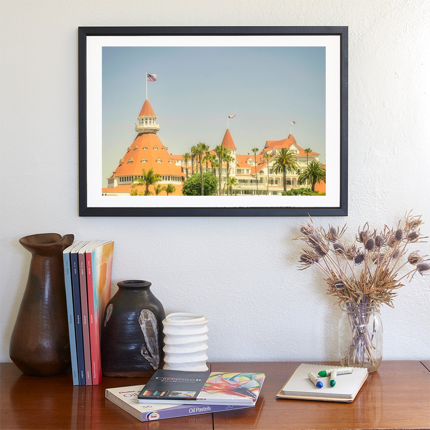 Hotel Del Coronado Photo Art Print at San Diego California Beach