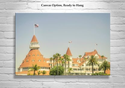 Hotel Del Coronado Photo Art Print at San Diego California Beach