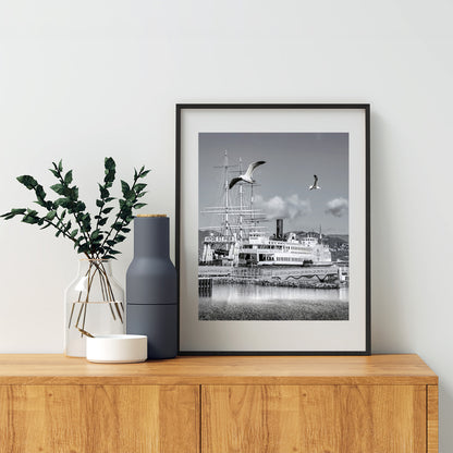 Hyde Street Pier San Francisco Nautical Art at Maritime National Historical Park