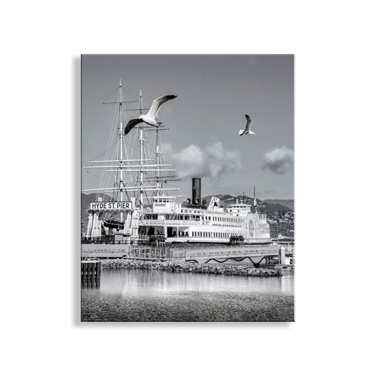 Hyde Street Pier San Francisco Nautical Art at Maritime National Historical Park
