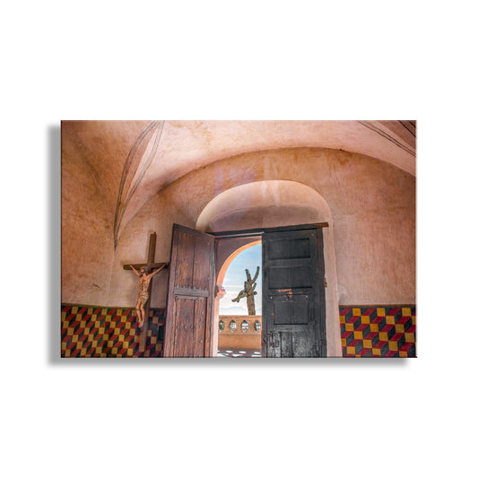Mission San Xavier del Bac Church Interior Fine Art Print in Tucson
