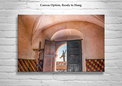 Mission San Xavier del Bac Church Interior Fine Art Print in Tucson