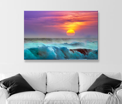 Jalama Beach California Sunset Artwork | Coast Wall Decor