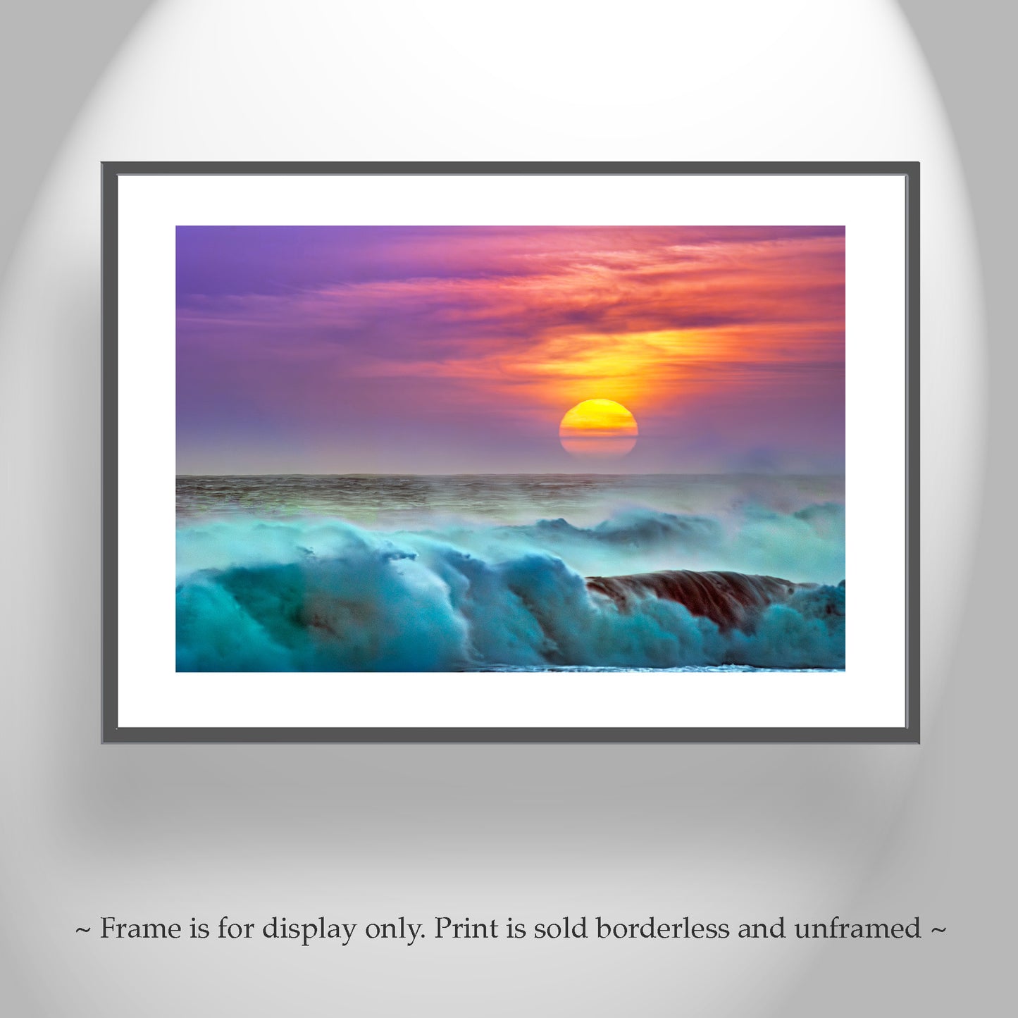 Jalama Beach California Sunset Artwork | Coast Wall Decor