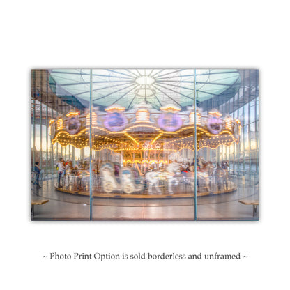 Jane's Carousel Picture in Brooklyn New York City | NYC Art Gift