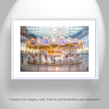 Jane's Carousel Picture in Brooklyn New York City | NYC Art Gift