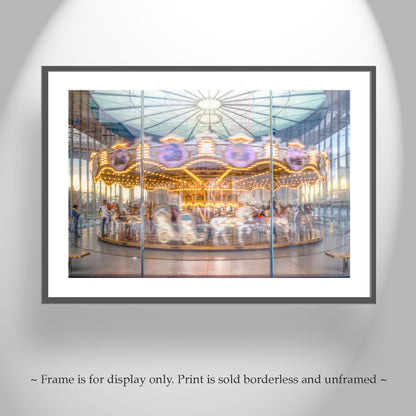 Jane's Carousel Picture in Brooklyn New York City | NYC Art Gift