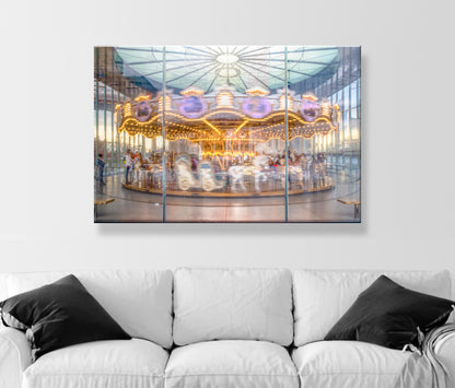 Jane's Carousel Picture in Brooklyn New York City | NYC Art Gift