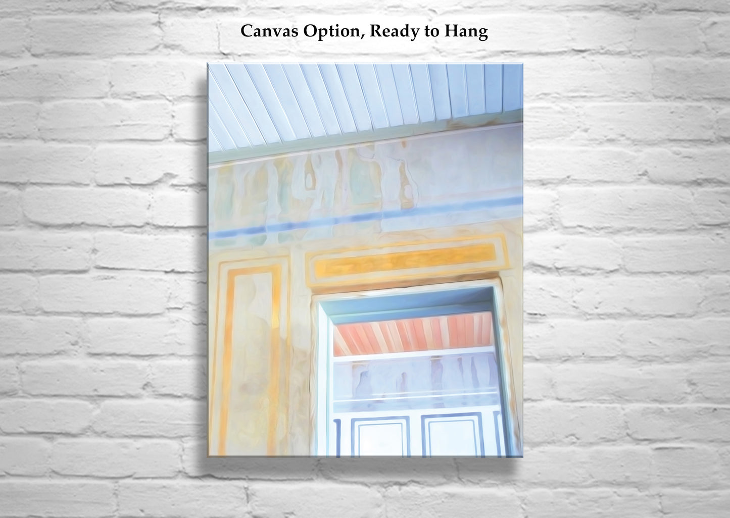 Pastel Art Print Vintage Architecture | Kentucky Camp Southern Arizona