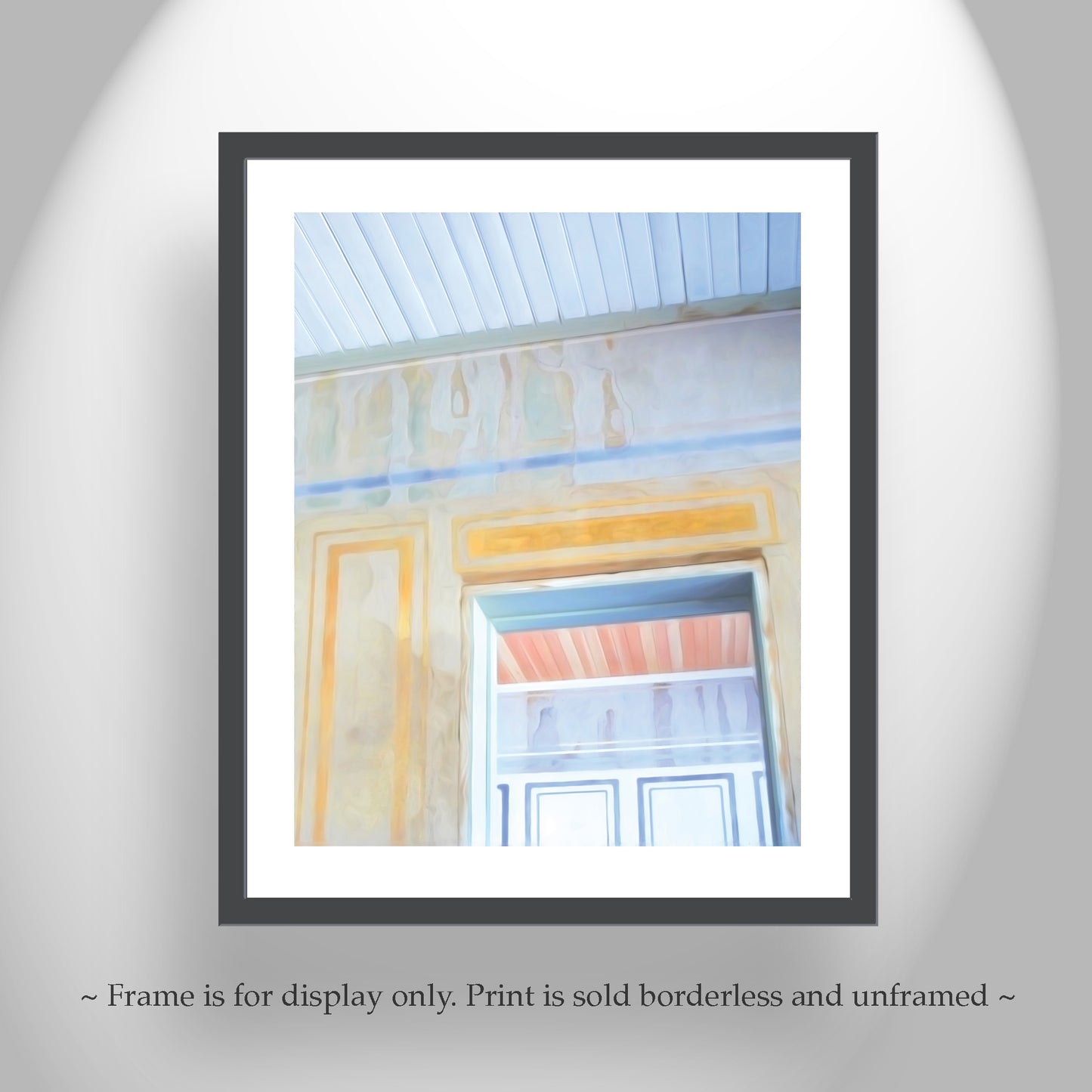 Pastel Art Print Vintage Architecture | Kentucky Camp Southern Arizona
