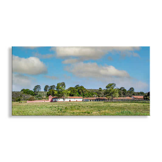 La Purisima Mission Panoramic Wall Art from Lompoc California