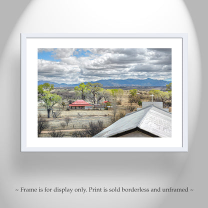 Lochiel Arizona Small Town Church Art Print at Mexico Border