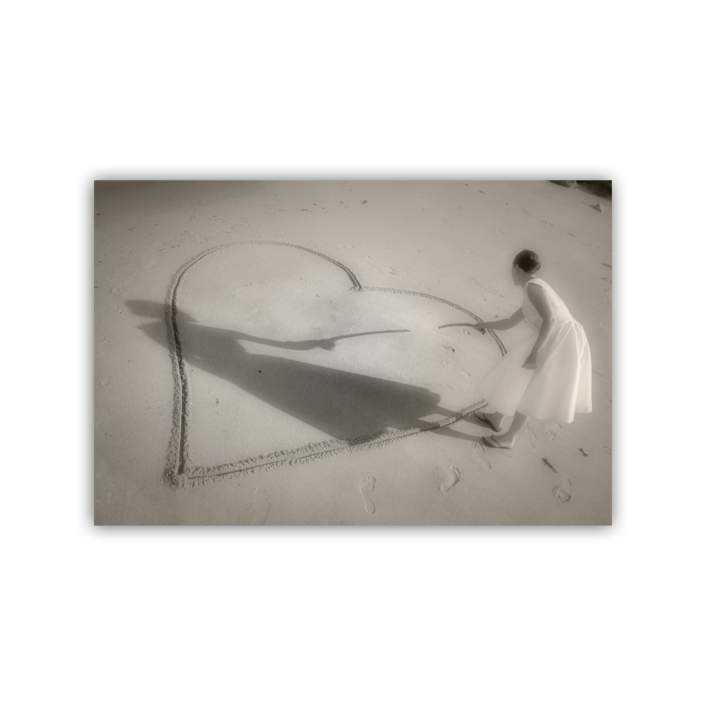 Romantic Beach Wall Art Print at Block Island Rhode Island