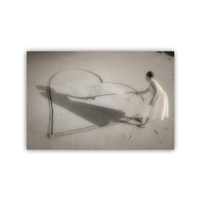 Romantic Beach Wall Art Print at Block Island Rhode Island