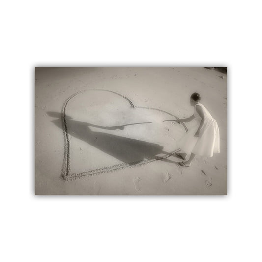 Romantic Beach Wall Art Print at Block Island Rhode Island