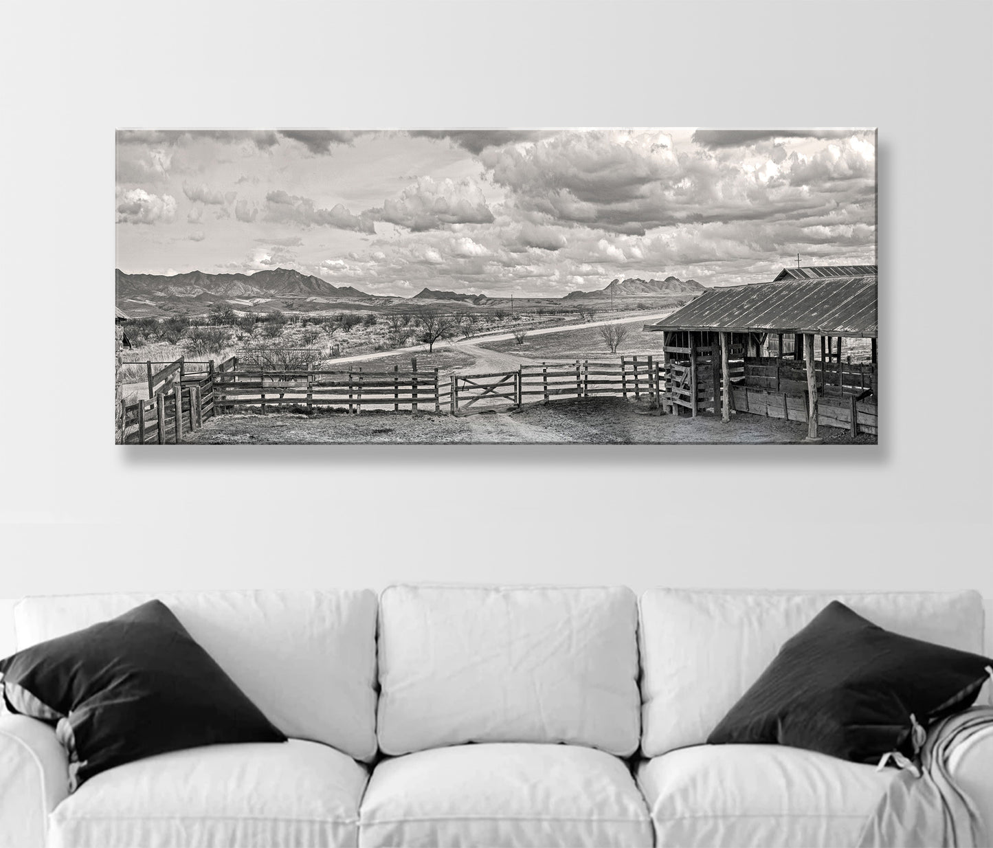 Western Landscape Panoramic Art | Empire Ranch Sonoita Arizona