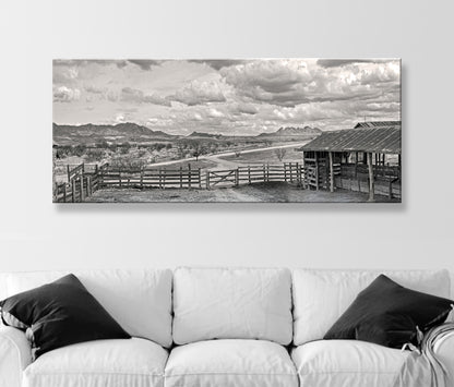 Western Landscape Panoramic Art | Empire Ranch Sonoita Arizona