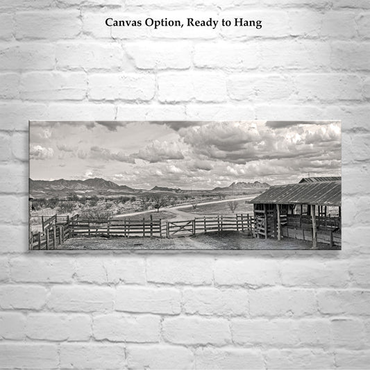 Western Landscape Panoramic Art | Empire Ranch Sonoita Arizona