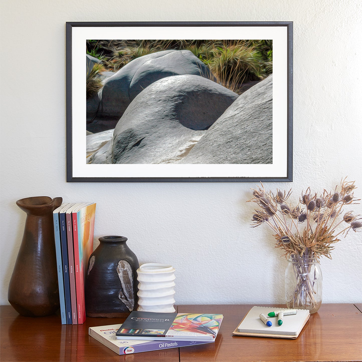 Madera Canyon Arizona Fine Art Nature Print with Flowstone