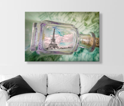 Paris France Eiffel Tower Wall Art Print | Europe Travel Photography | Whimsical Fantasy Art | Gift for Francophile