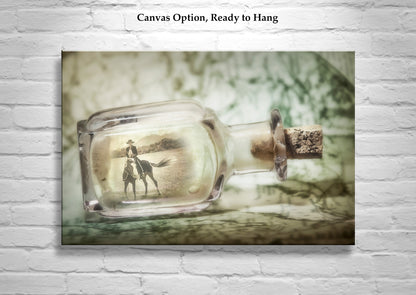 Fine Art Print with Horsewoman | Spanish Barb Equestrian Artwork