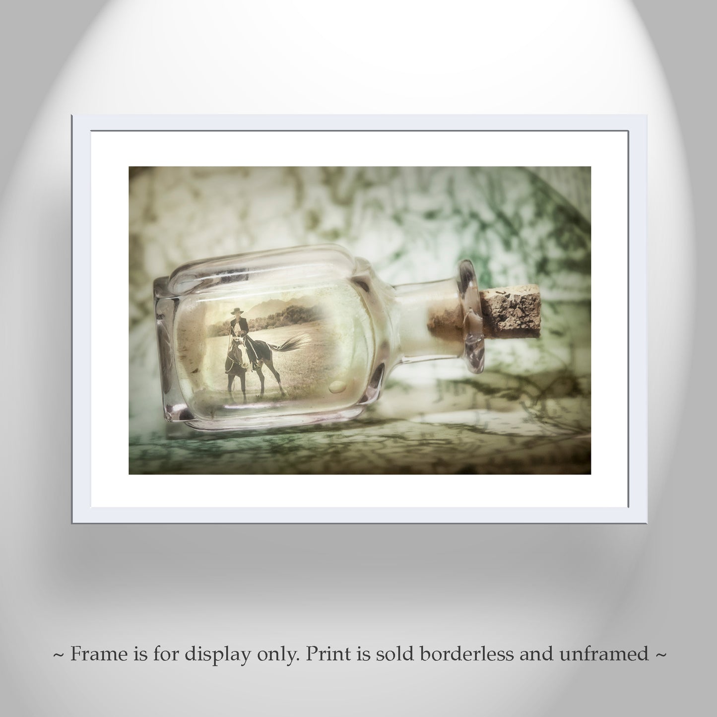 Fine Art Print with Horsewoman | Spanish Barb Equestrian Artwork