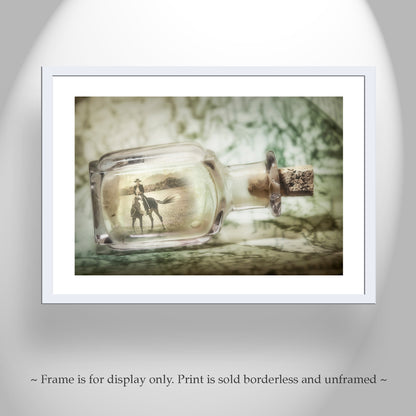 Fine Art Print with Horsewoman | Spanish Barb Equestrian Artwork