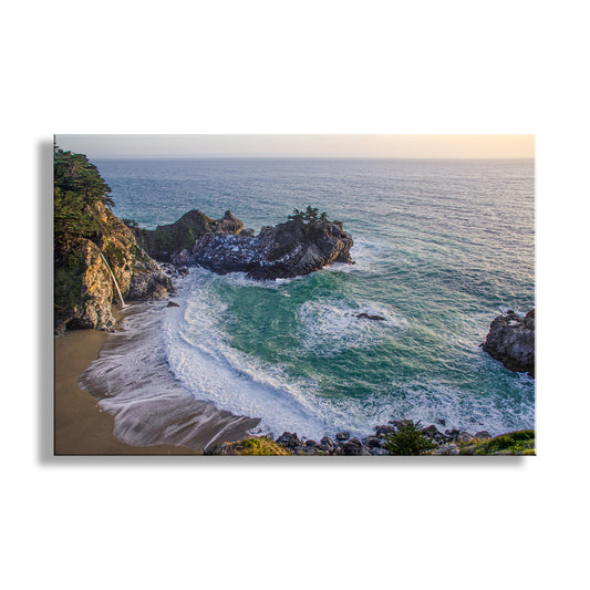 Big Sur Waterfall Art | Pacific Coast Highway California McWay Falls
