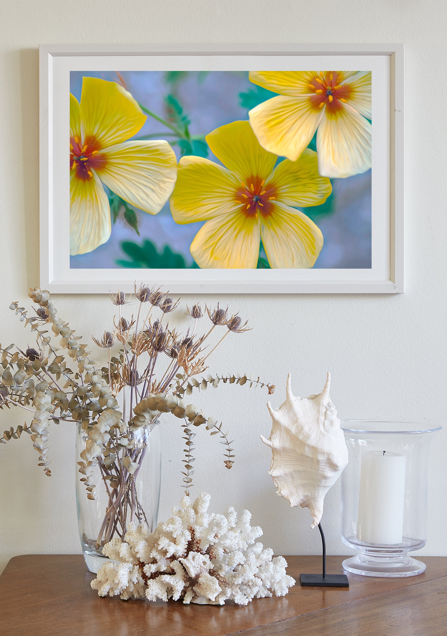 Golden Poppy Flower Art Print | Floral Wall Decor | Tucson Arizona Wildflowers