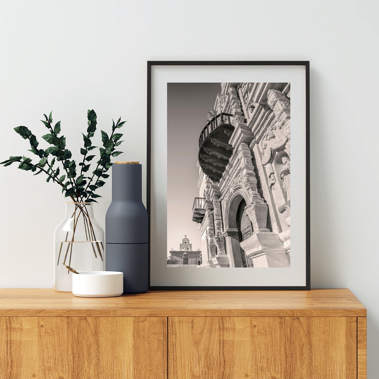 Spanish Colonial Mission Church Art Print at San Xavier del Bac