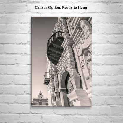 Spanish Colonial Mission Church Art Print at San Xavier del Bac