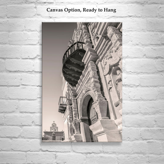 Spanish Colonial Mission Church Art Print at San Xavier del Bac