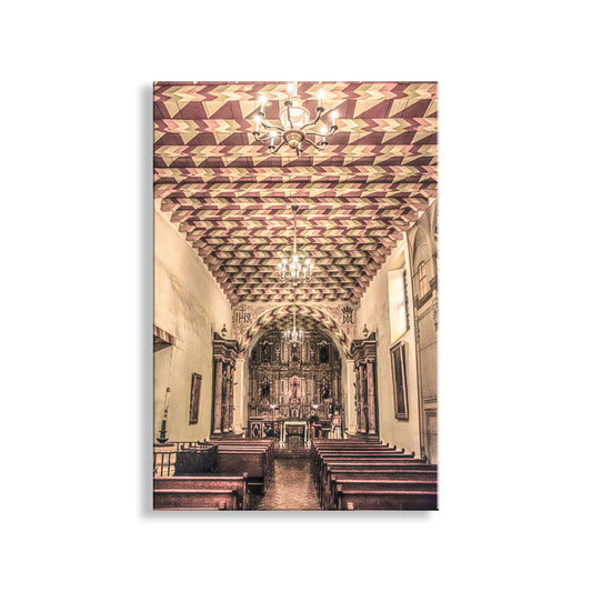 San Francisco Mission Dolores Interior Architecture Art Print