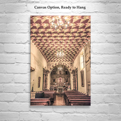 San Francisco Mission Dolores Interior Architecture Art Print