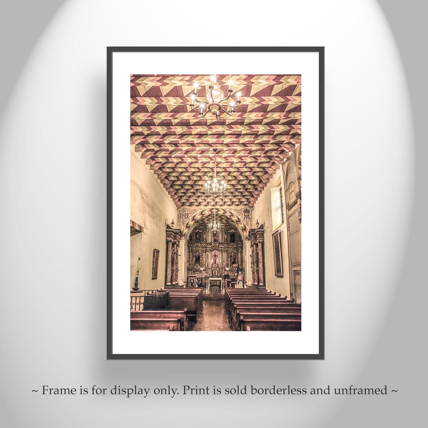 San Francisco Mission Dolores Interior Architecture Art Print