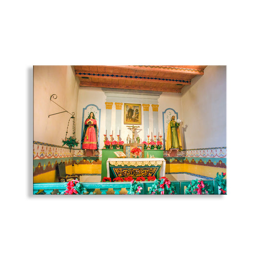 Artwork of Mission Solano | Sonoma California Church Interior