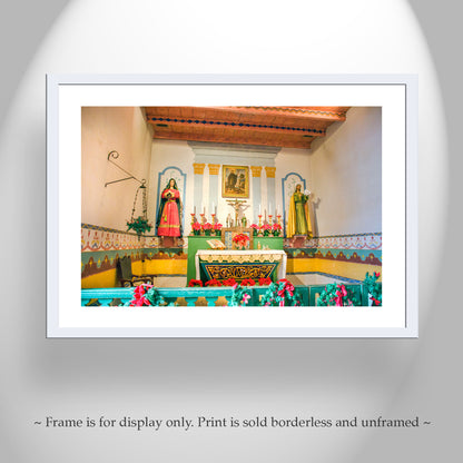 Artwork of Mission Solano | Sonoma California Church Interior