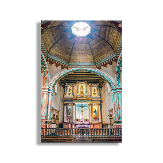 Oceanside California Mission Church Interior | San Luis Rey Art Print