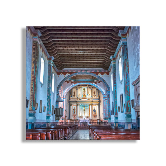 California Spanish Colonial Mission Church Art Print in Oceanside
