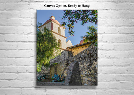 Mission Santa Barbara California Travel Art Print