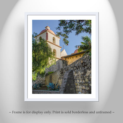 Mission Santa Barbara California Travel Art Print