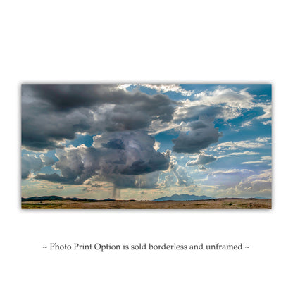Storm Clouds & Southern Arizona Ranch Country | Santa Rita Mountains Landscape Art