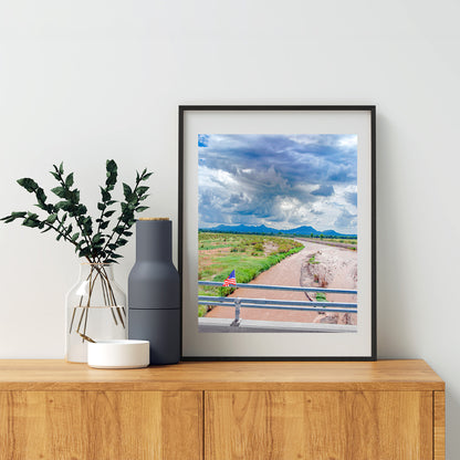 Santa Cruz River Tucson Arizona Desert Monsoon Landscape Photography