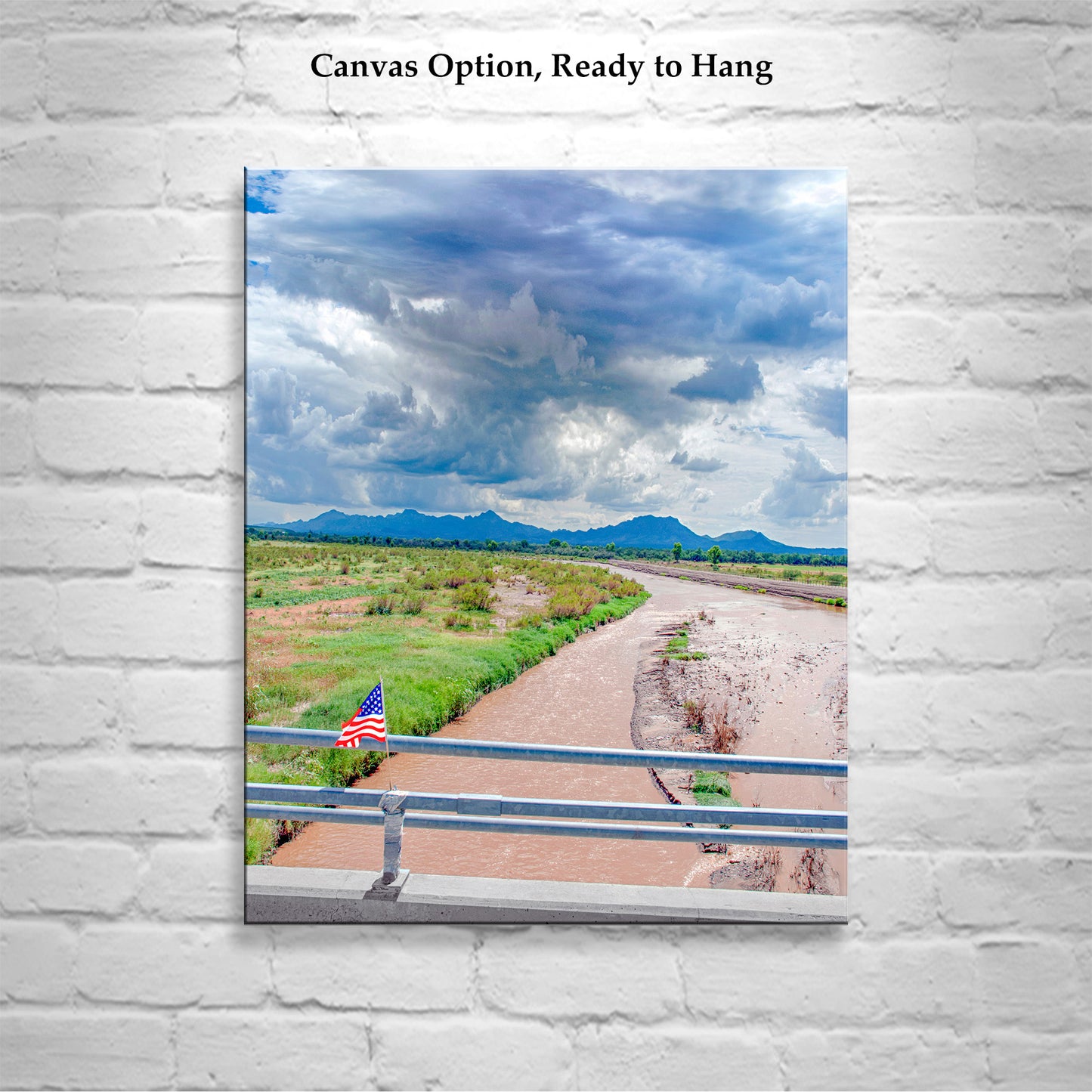 Santa Cruz River Tucson Arizona Desert Monsoon Landscape Photography