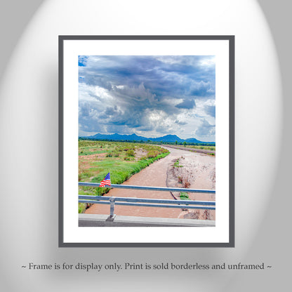 Santa Cruz River Tucson Arizona Desert Monsoon Landscape Photography