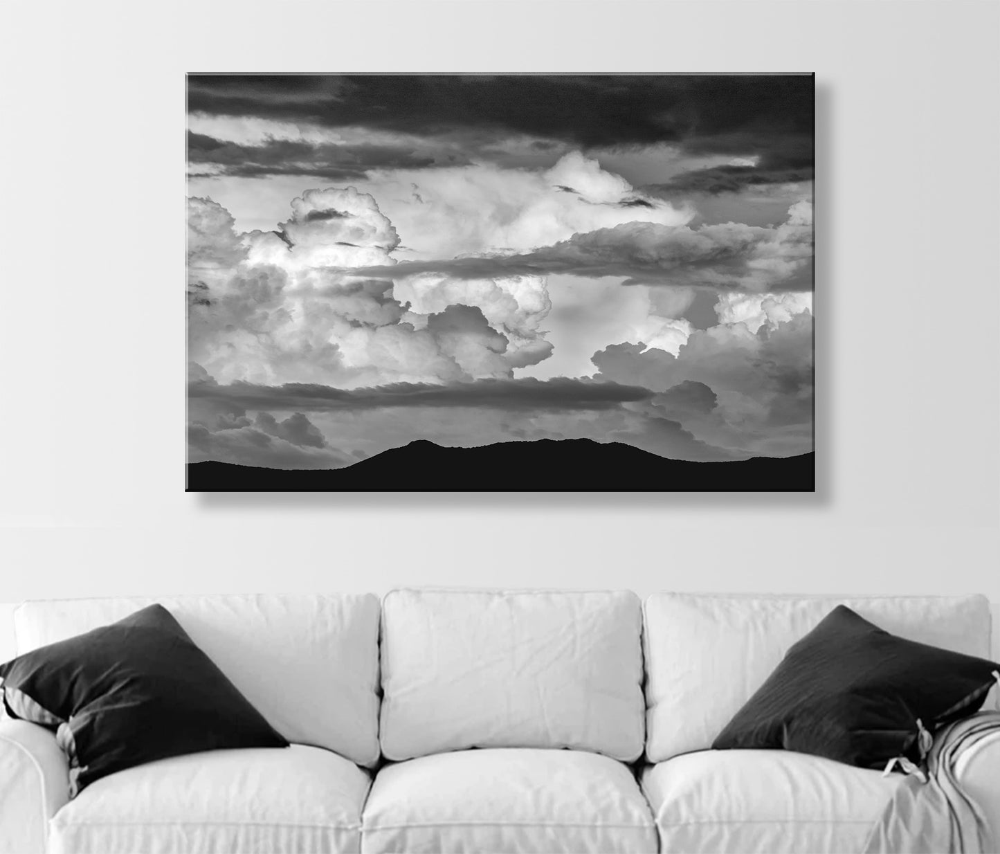 Storm Cloud Photography | Black & White Arizona Monsoon Print