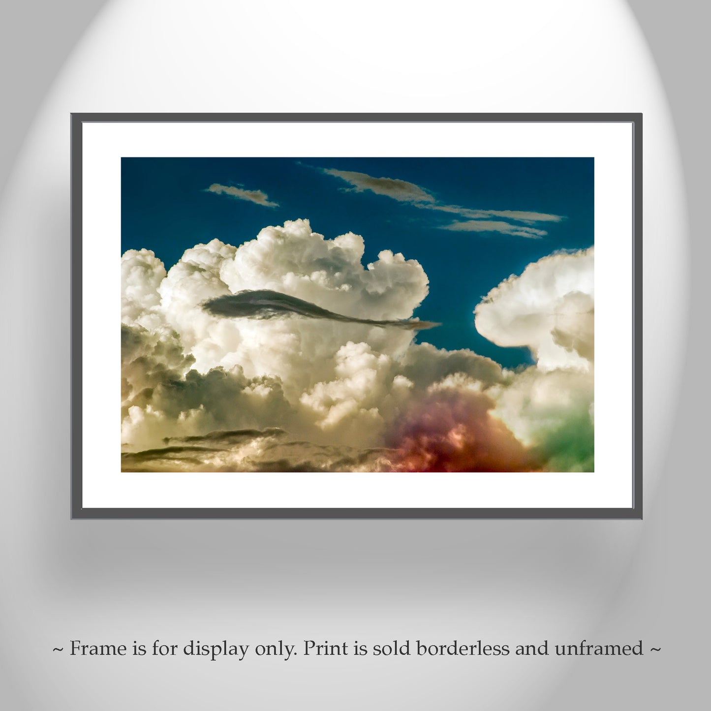 Storm Cloud Art Print for Sale with Desert Monsoon Thunderhead