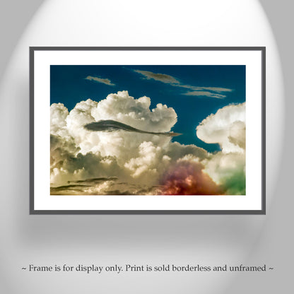 Storm Cloud Art Print for Sale with Desert Monsoon Thunderhead