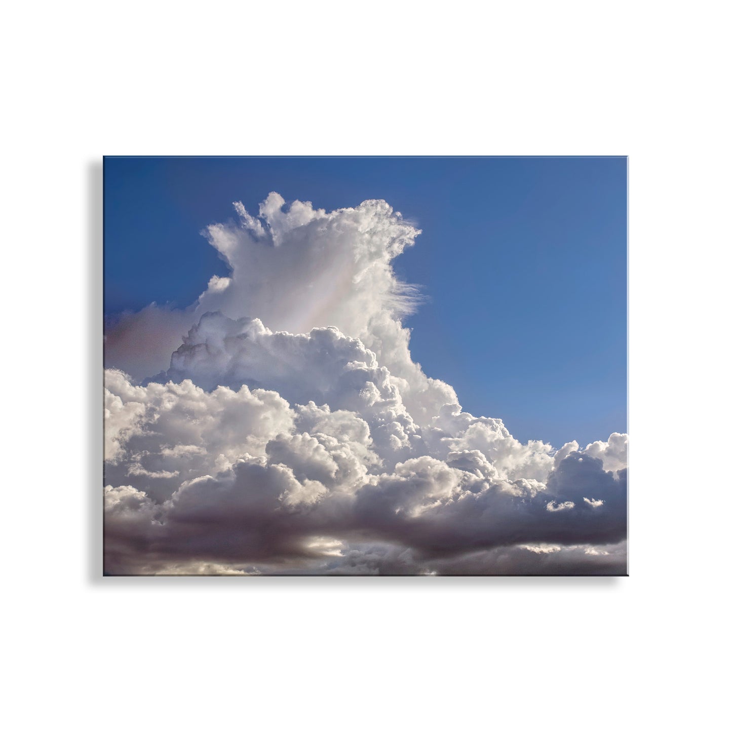 Large cumulus cloud against a blue sky. Storm Cloud Fine Art Print with Arizona Desert Monsoon Thunderhead